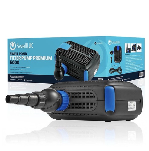 Swell pond filter - filter, pump