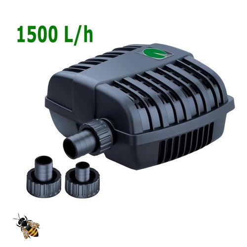 Garden pond pump waterfall - garden,
