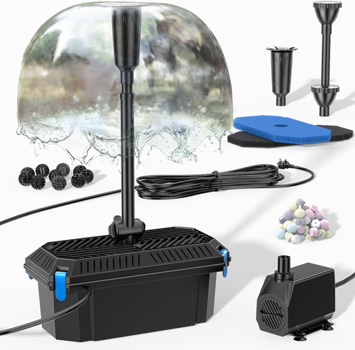 Biling pond filter fountain - filter,