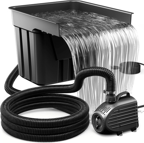 Pond waterfall filter - pond,