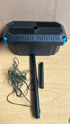 Pond filter with fountain pump - with,
