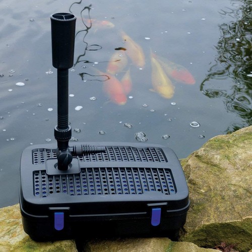 Pond pump fountain filter - pond,