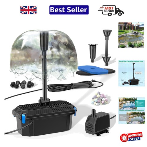 2500l pond pump and filter - pond,