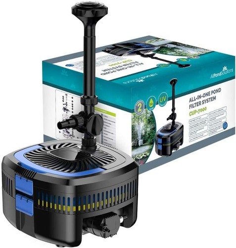 Pond pump filter with - pump,