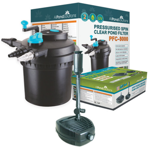 Pressurised complete pond - complete,